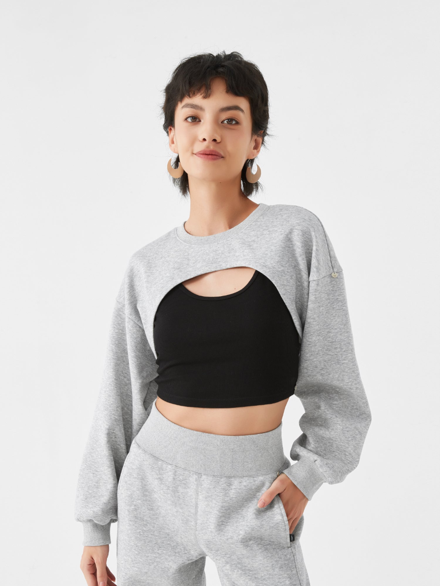 Cubby Shrug Sweater, Cropped