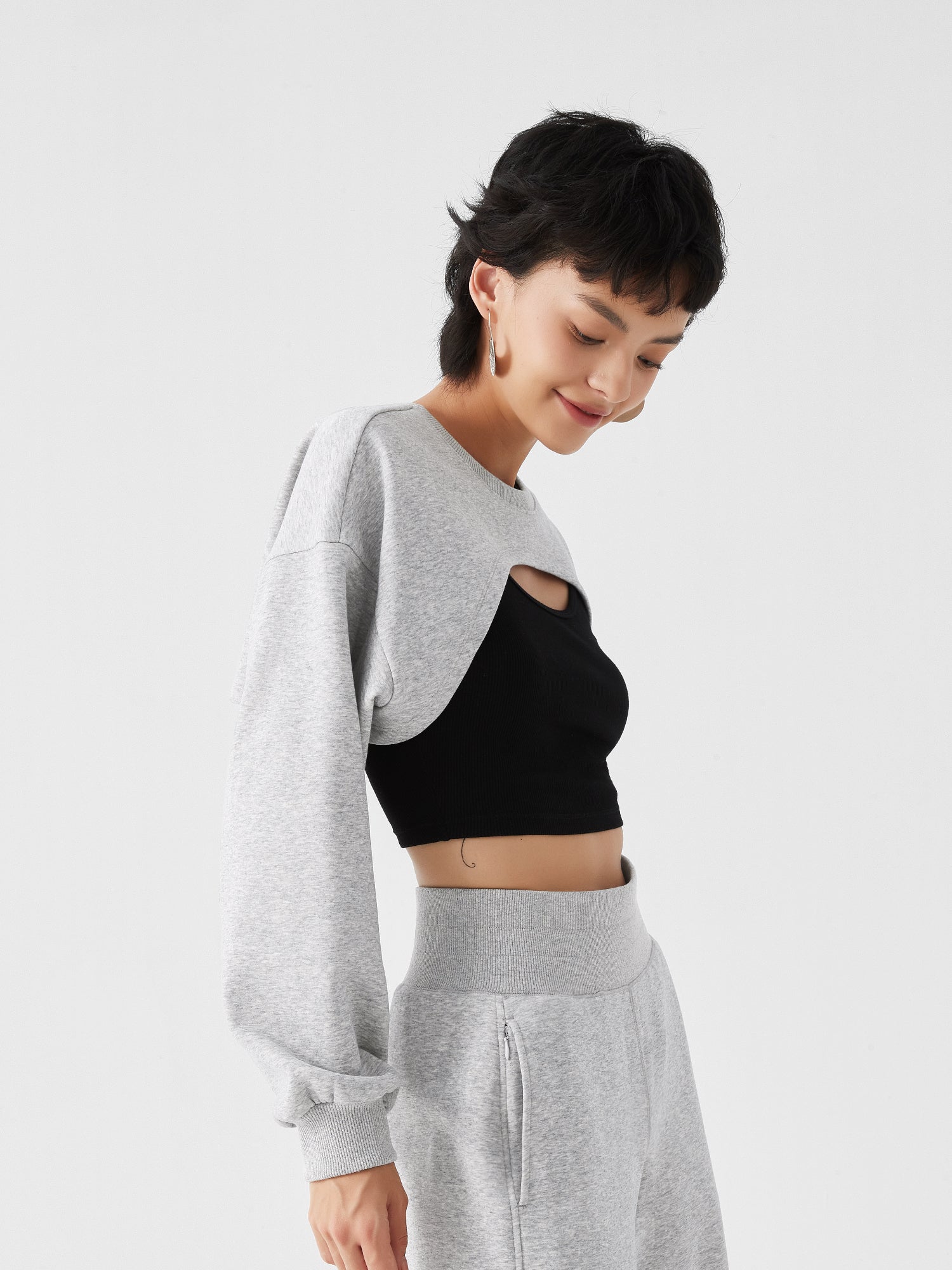 Cubby Shrug Sweater, Cropped