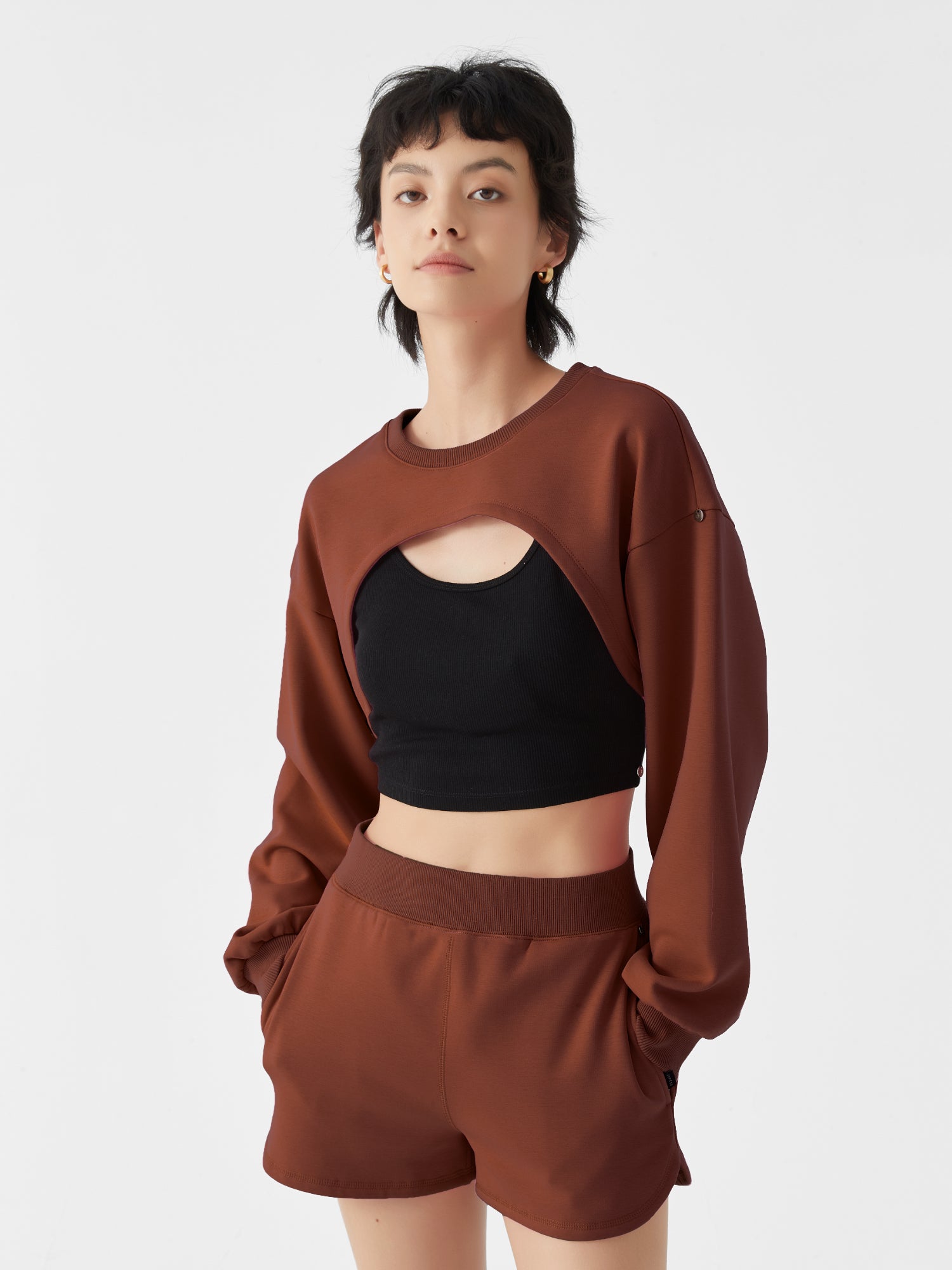 Cubby Shrug Sweater, Cropped