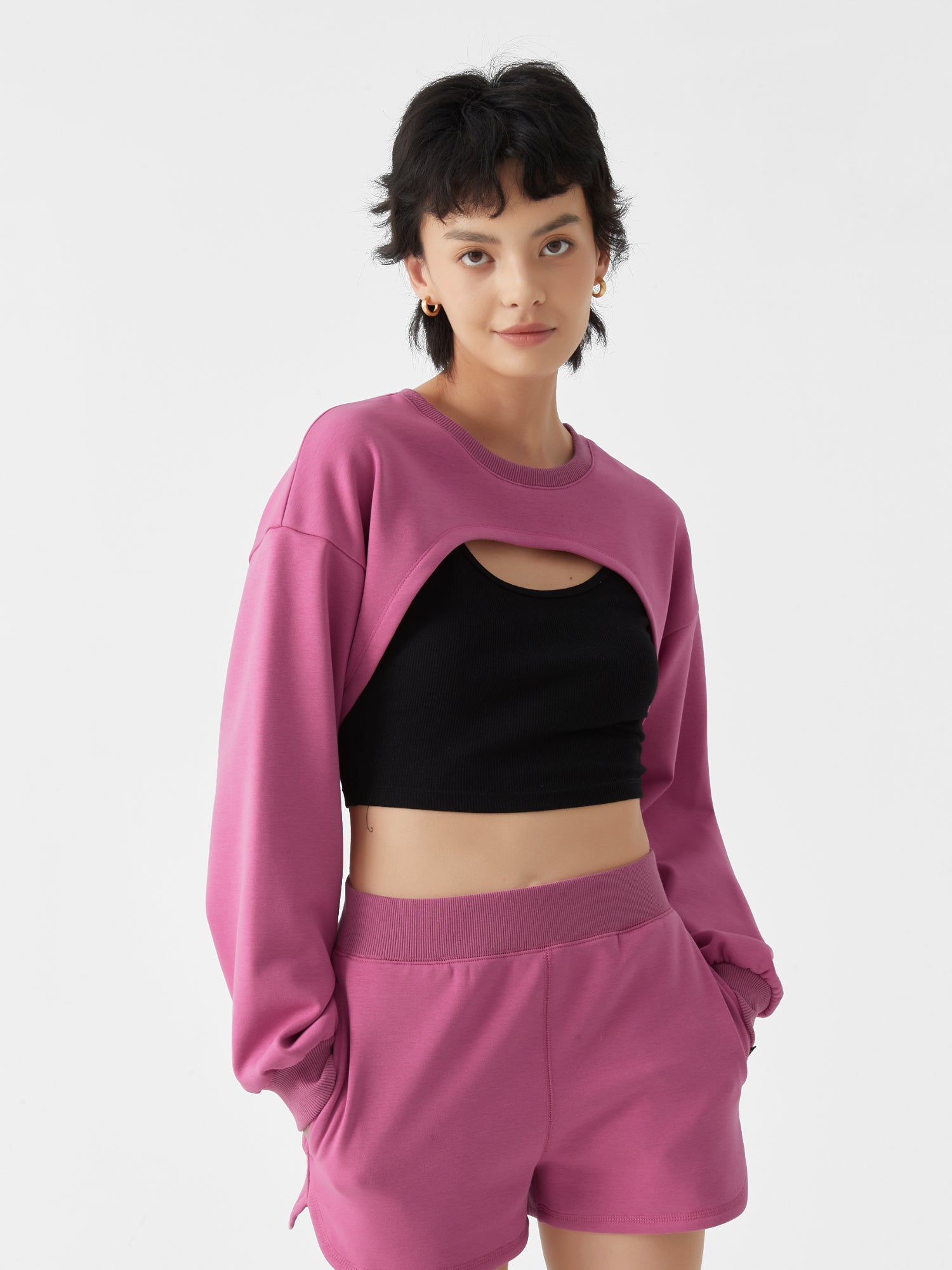 Cubby Shrug Sweater, Cropped