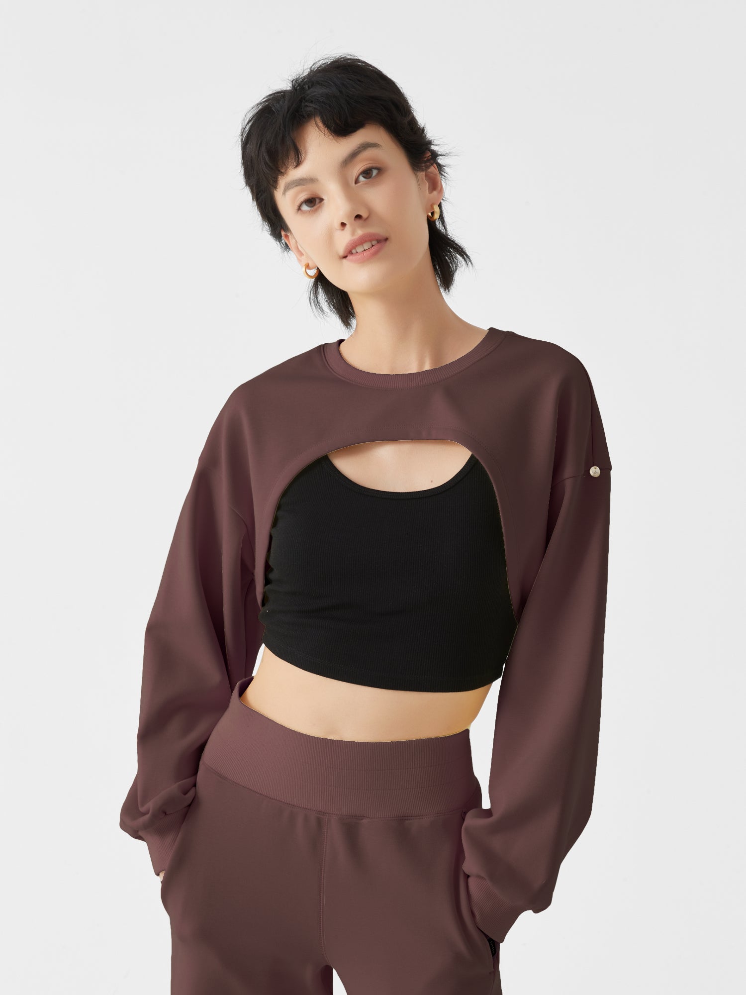 Cubby Shrug Sweater, Cropped