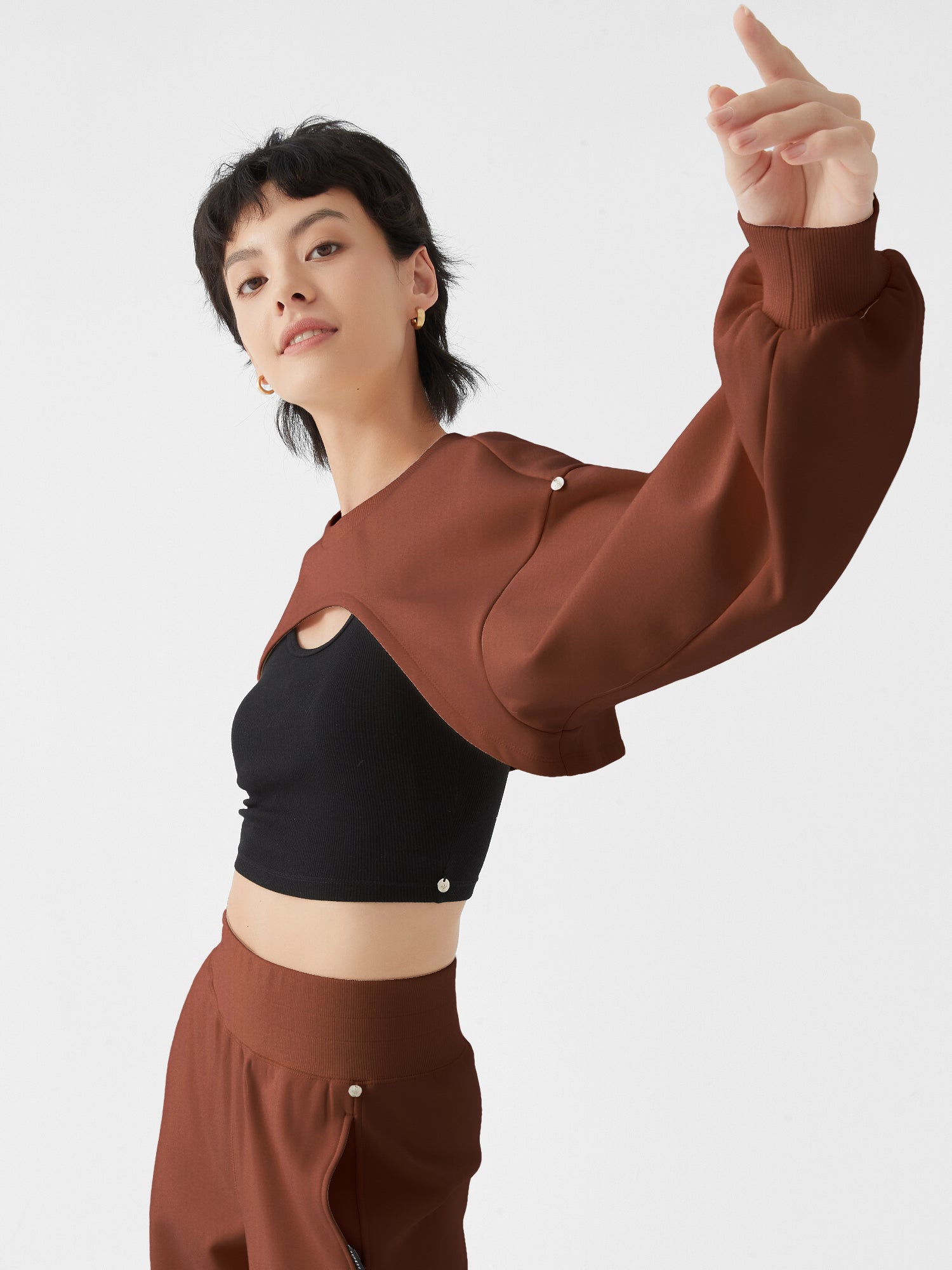 Cubby Shrug Sweater, Cropped