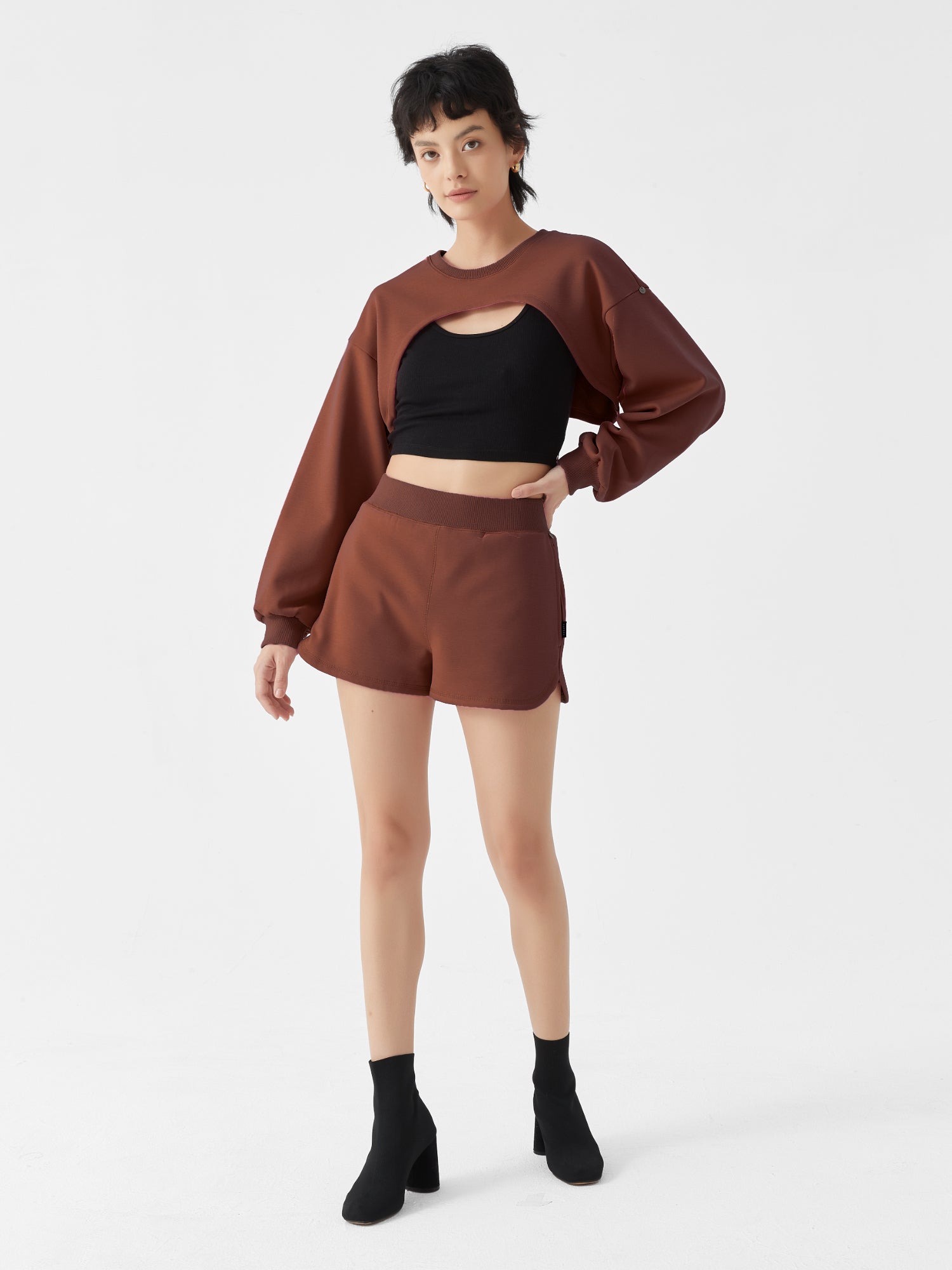 Cubby Shrug Sweater, Cropped