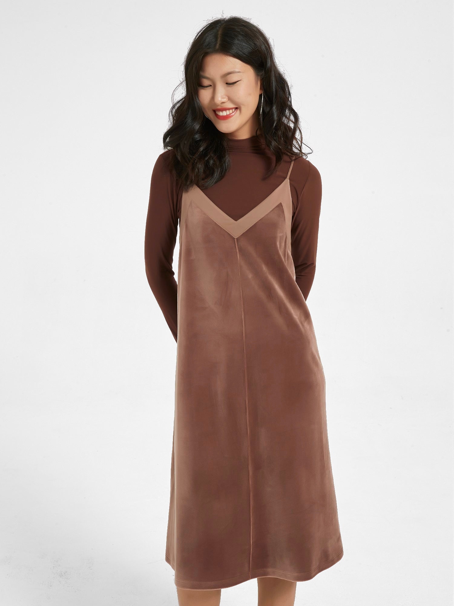 Uniqlo velour clearance dress