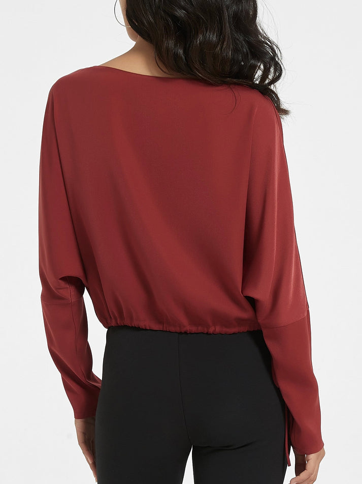 Veronica Top, Reversible | Silky Satin Top for Professional Events | SUPESU