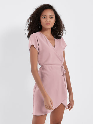 Tulip Wrap Dress